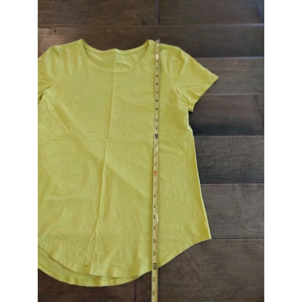 LULULEMON Women's EEUC Love bright yellow short-sleeve t-shirt tee - 4